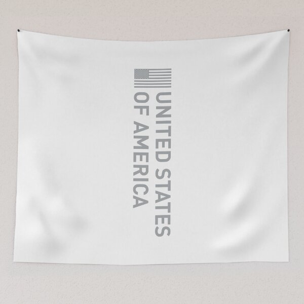 Item preview, United States of America American Flag – Classic Patriotic USA Design – Gray designed and sold by MidwestAmerican.