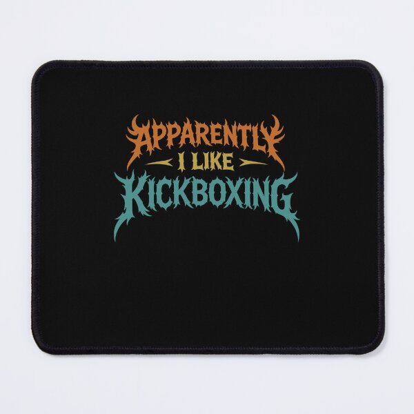 Item preview, Apparently I Like Kickboxing Funny Gothic Metal Style designed and sold by gunaone-design.