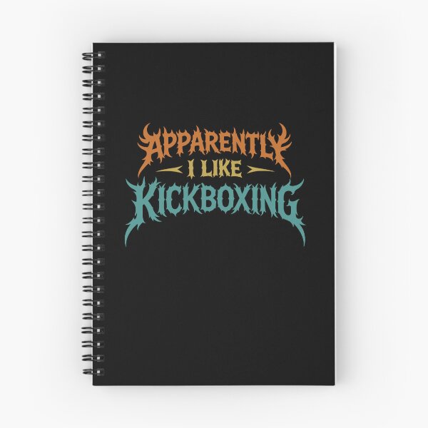 Item preview, Apparently I Like Kickboxing Funny Gothic Metal Style designed and sold by gunaone-design.