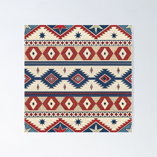 Item preview,  Southwest Navajo Aztec Kilim For 4th Of July  designed and sold by justrachna.