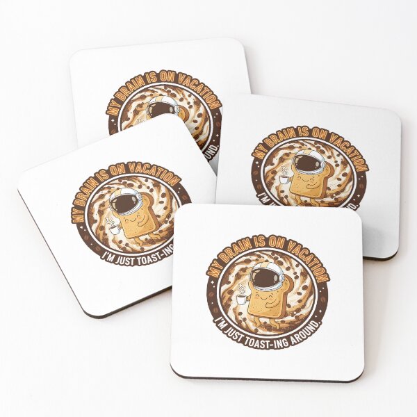 Item preview, Toasting Around Coffee Astronaut Pun Minimalist designed and sold by ND-Culture.