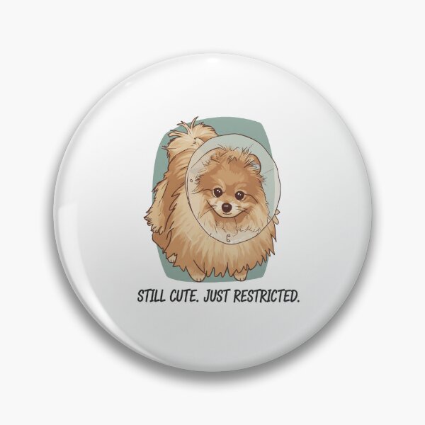 Item preview, The Cute Restricted Pomeranian designed and sold by StrayaDesign.