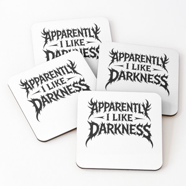 Item preview, Apparently I Like Darkness Funny Gothic Metal Style designed and sold by gunaone-design.