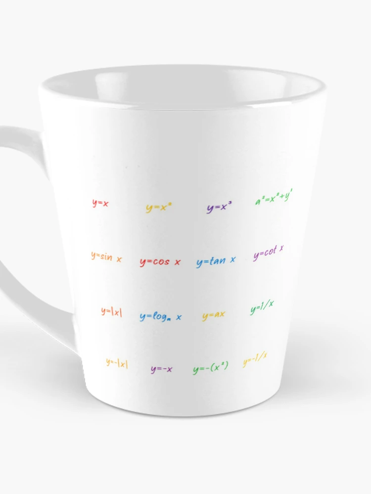 Thumbnail 3 of 4, Coffee Mug, Math Functions Nerdy Pattern designed and sold by neojmutm60.