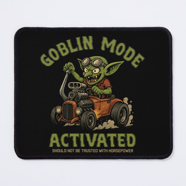 Item preview, Goblin Mode Activated - Hot Rod Goblin designed and sold by Automotive Art by Greg.