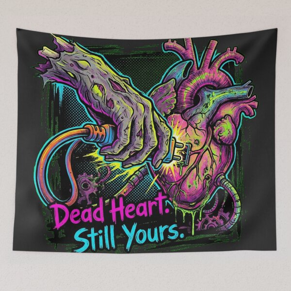 Item preview, The Terminal Plug - Cyberpunk Zombie Neon Pop Art designed and sold by Thaivi Design.