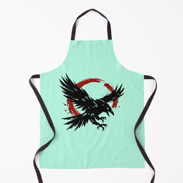 Item preview, Black Raven Japanese Ink Rising Sun Art designed and sold by wanado.