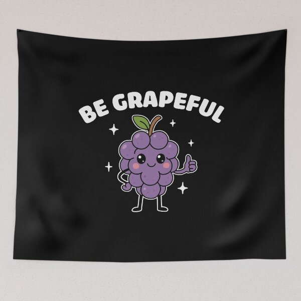 Item preview, Be Grapeful Purple Grape designed and sold by NQArtist.
