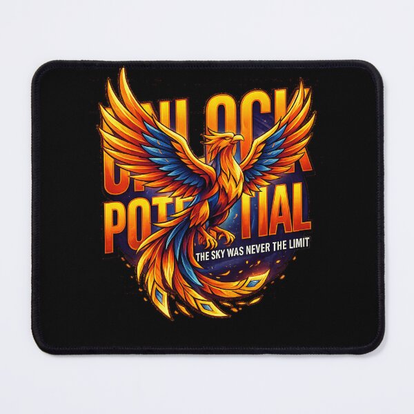 Item preview, Phoenix Rising Motivational Poster -The Sky Was Never the Limi designed and sold by SoulFlex.