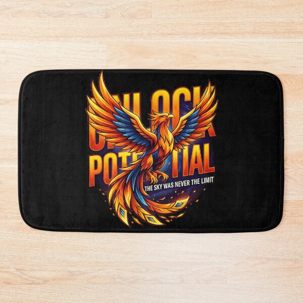 Item preview, Phoenix Rising Motivational Poster -The Sky Was Never the Limi designed and sold by SoulFlex.