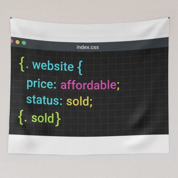 Item preview, Sell Website Code - Funny Web Developer Design  designed and sold by wilnickvisuals.