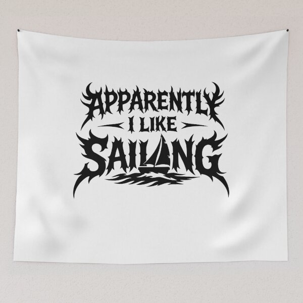 Item preview, Apparently I Like Sailing Funny Boat Captain designed and sold by gunaone-design.