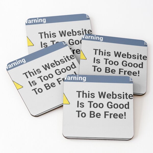 Item preview, Sell Website Warning - Retro 90s Web Pop-up designed and sold by wilnickvisuals.