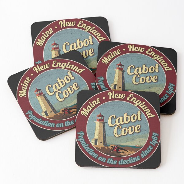Item preview, Cabot Cove Light House Population On The Decline 1984 designed and sold by ArteMadness.