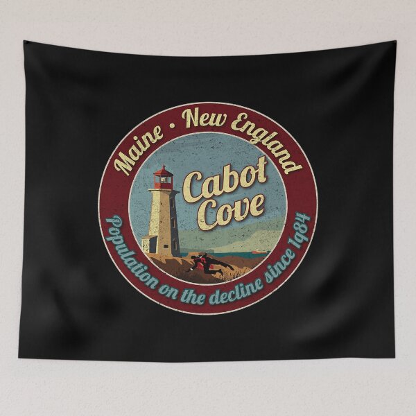 Aperçu de l'œuvre Déclin de la population du phare de Cabot Cove en 1984 créée et vendue par ArteMadness.