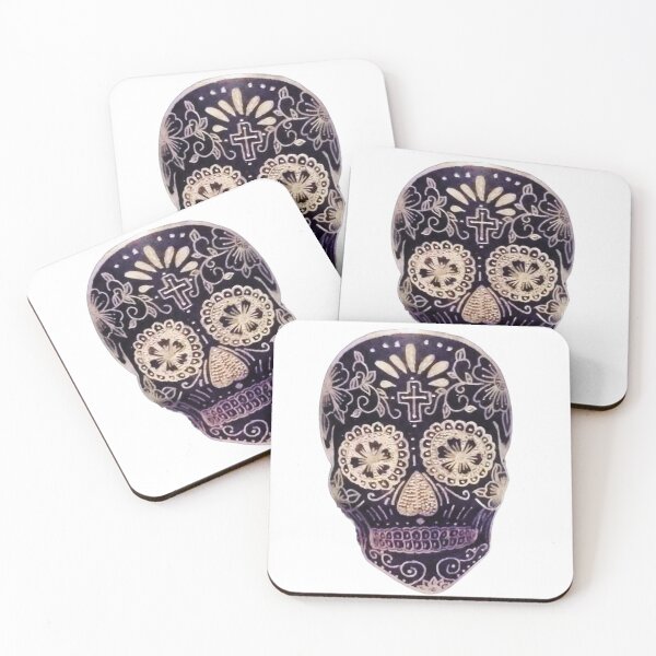 Item preview, sugar skull engraved designed and sold by pksart1.