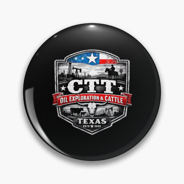 Item preview, Ctt Oil Exploration Cattle Badge Mtex Landman Series designed and sold by Tobi  DS.