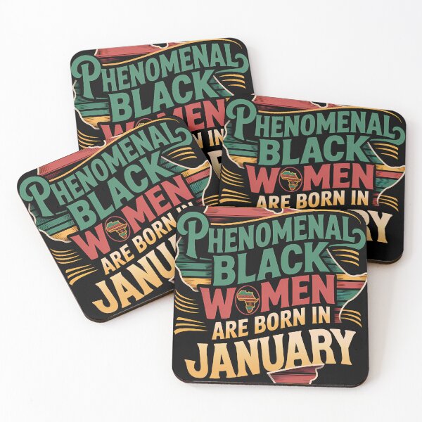 Item preview, Phenomenal Black Women Are Born In January Gift designed and sold by RoyesButler.