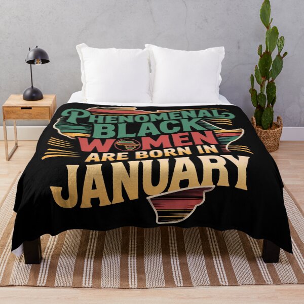 Item preview, Phenomenal Black Women Are Born In January Gift designed and sold by RoyesButler.