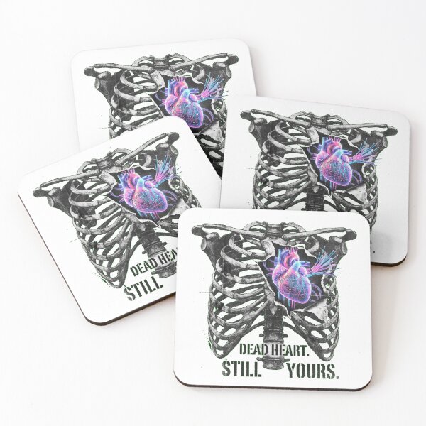 Item preview, Still Yours – Futuristic Heart Cyberpunk Art designed and sold by Thaivi Design.