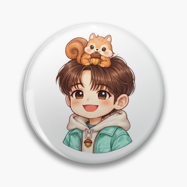 Item preview, SHINee Minho Squirrel Fanart designed and sold by peachysunoodesigns.
