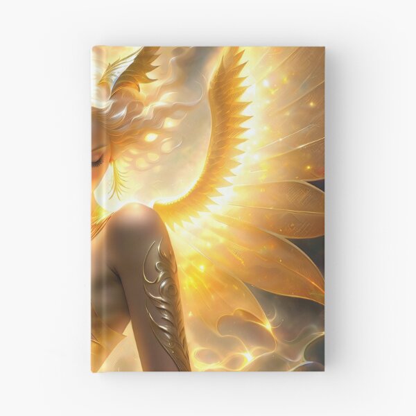 Item preview, Golden Archangel of Light - Celestial Seraphim Art designed and sold by KingdomsHarvest.