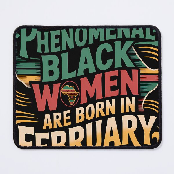 Item preview, Phenomenal Black Women Are Born In February Gift designed and sold by RoyesButler.