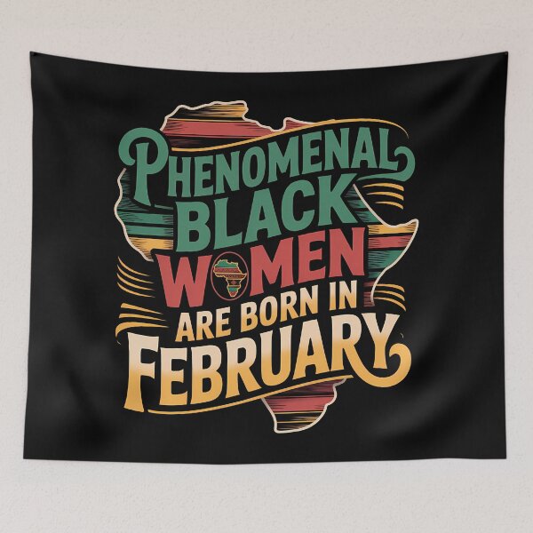 Item preview, Phenomenal Black Women Are Born In February Gift designed and sold by RoyesButler.