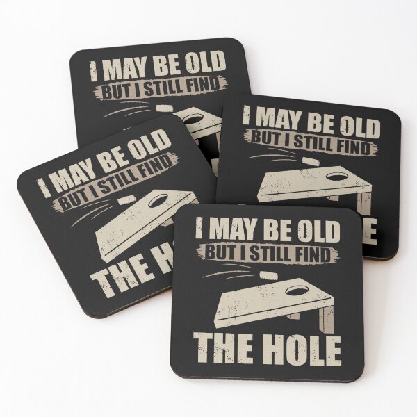 Item preview, I May Be Old But I Still Find The Hole Cornhole designed and sold by Tobi  DS.
