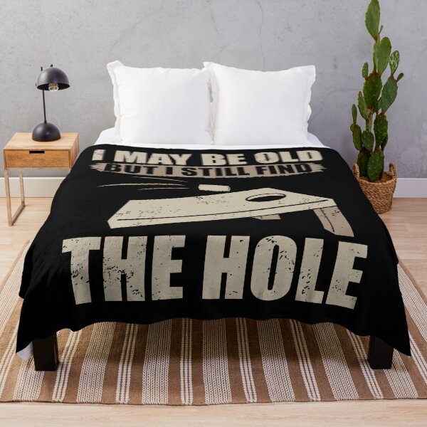 Item preview, I May Be Old But I Still Find The Hole Cornhole designed and sold by Tobi  DS.