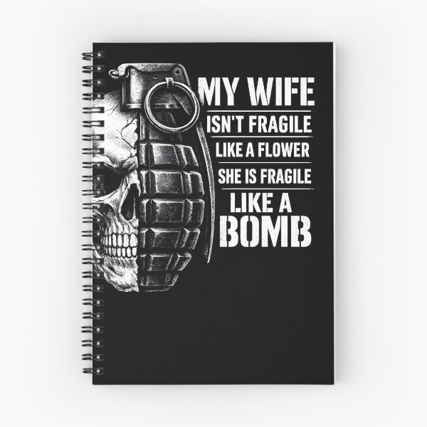 Item preview, My Wife Like a Bomb Skull Design designed and sold by VampimorPH.