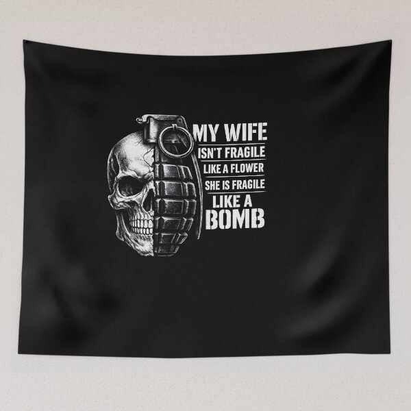 Item preview, My Wife Like a Bomb Skull Design designed and sold by VampimorPH.