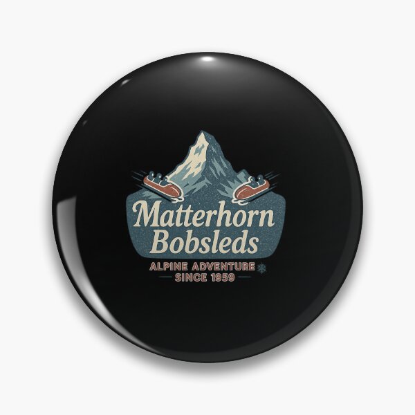 Item preview, Matterhorn Bobsleds Vintage Alpine Adventure Retro Mountain Ride Shirt designed and sold by voon6388.