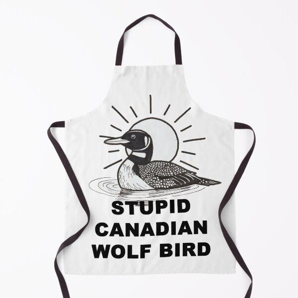 Item preview, Stupid Canadian Wolf Bird designed and sold by Cassie Noble.