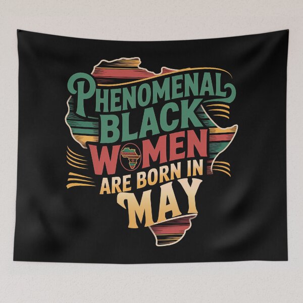 Item preview, Phenomenal Black Women Are Born In May Gift designed and sold by RoyesButler.