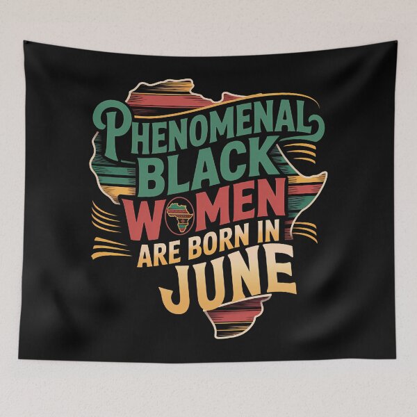 Item preview, Phenomenal Black Women Are Born In June Gift designed and sold by RoyesButler.