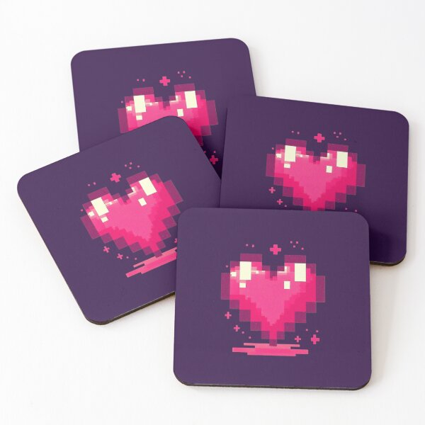 Item preview, 8-Bit Pixel Heart – Retro Gamer Love Icon designed and sold by JonelCrafts.