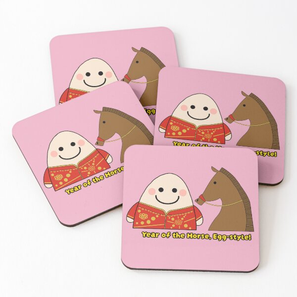 Item preview, Year of the Horse, Egg-style! designed and sold by PandaVibe Prints.