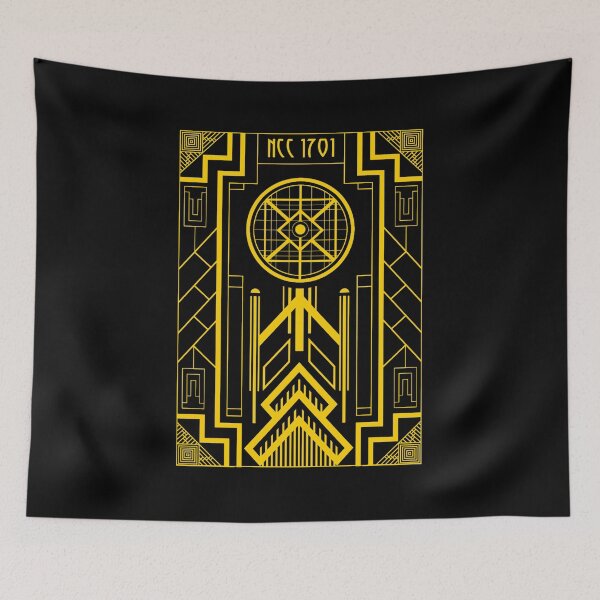 Item preview, Star Trek - MCC 1701 Art Deco Enterprise Classic designed and sold by AHMAD GILL.