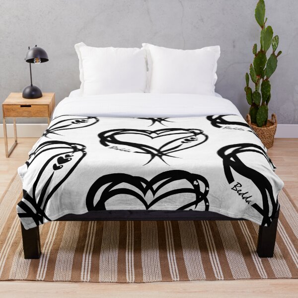 Aperçu de l'œuvre Collection Love Heart 18 - Noir sur blanc créée et vendue par EthaArch.