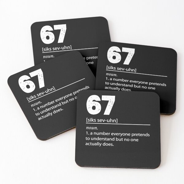 Item preview, 67 - Sixty Seven Number 67 Meme Six Seven Definition Meme designed and sold by farhanhafeez.