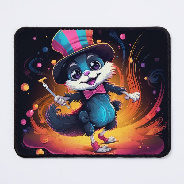 Item preview, Whimsical Showman Cat - Vibrant Magical Magician Art designed and sold by The Magic Hand.
