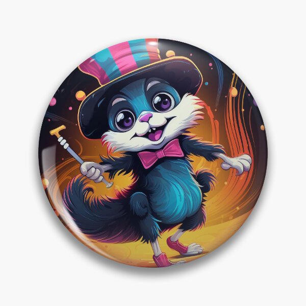 Item preview, Whimsical Showman Cat - Vibrant Magical Magician Art designed and sold by The Magic Hand.