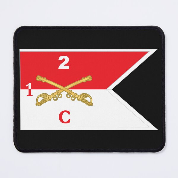 Item preview, Army - Charlie Troop - 1st Squadron, 2nd Cavalry Guidon X 2025 designed and sold by Military Insignia Products.
