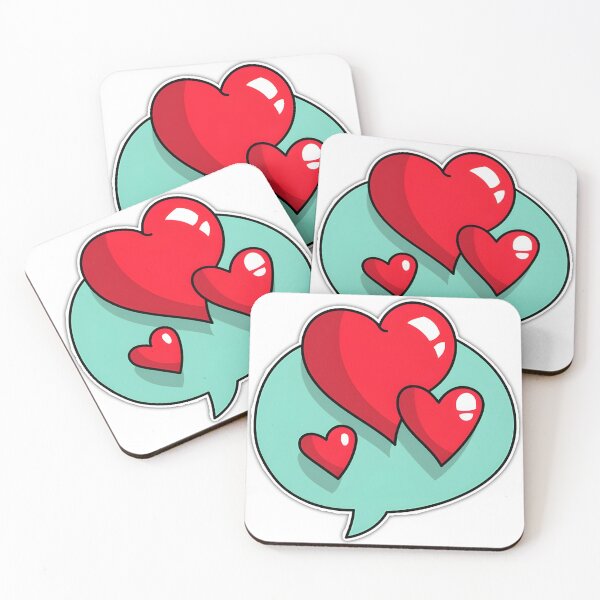 Item preview, Cute Heart Emoji Love Bubble Cartoon Sticker Aesthetic designed and sold by Deep-Fold.