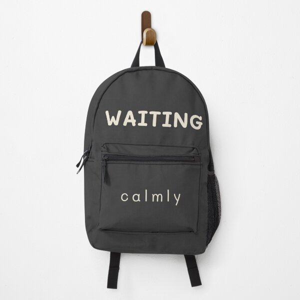 Item preview, WAITING Calmly – Minimal Text Design for Quiet Moments designed and sold by CHANCHANAI.
