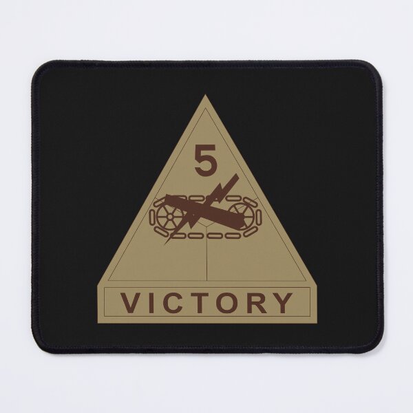 Item preview, Army - SSI - 5th Armored Division w Name Tape - Subdued Desert X 300 designed and sold by Military Insignia Products.