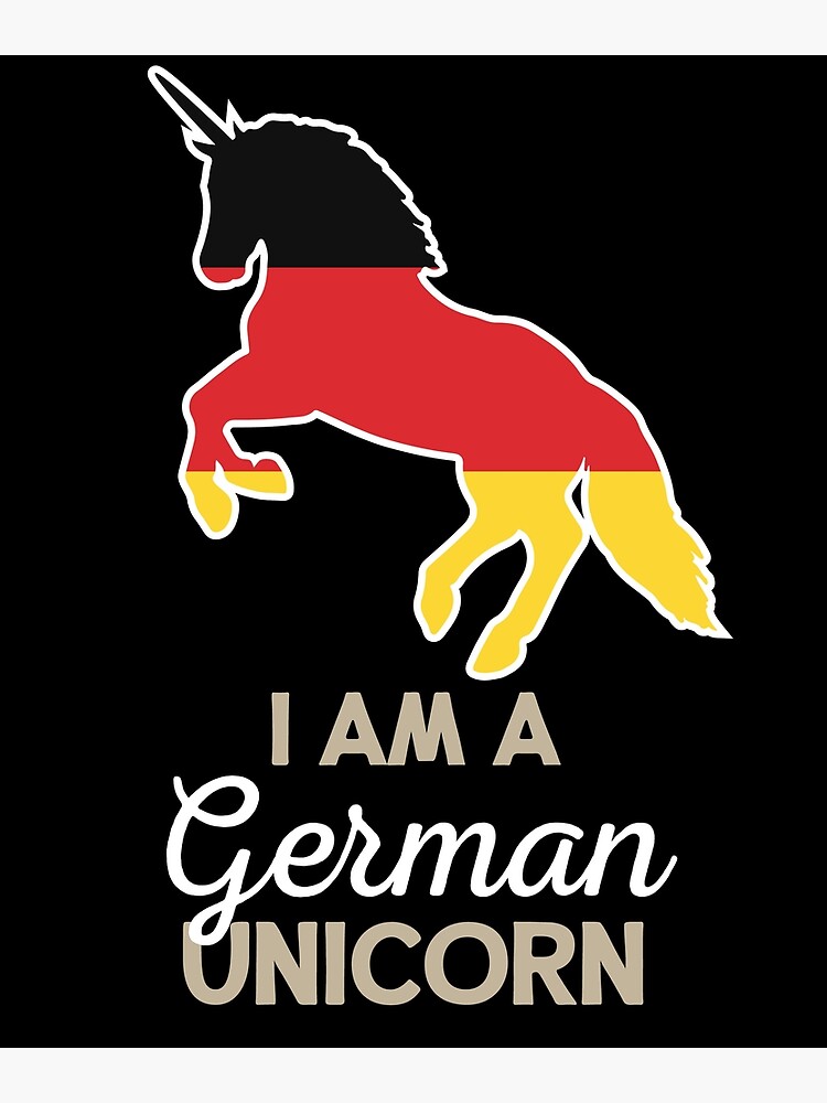 "Germany Flag German Unicorn" Poster for Sale by countryflags Redbubble