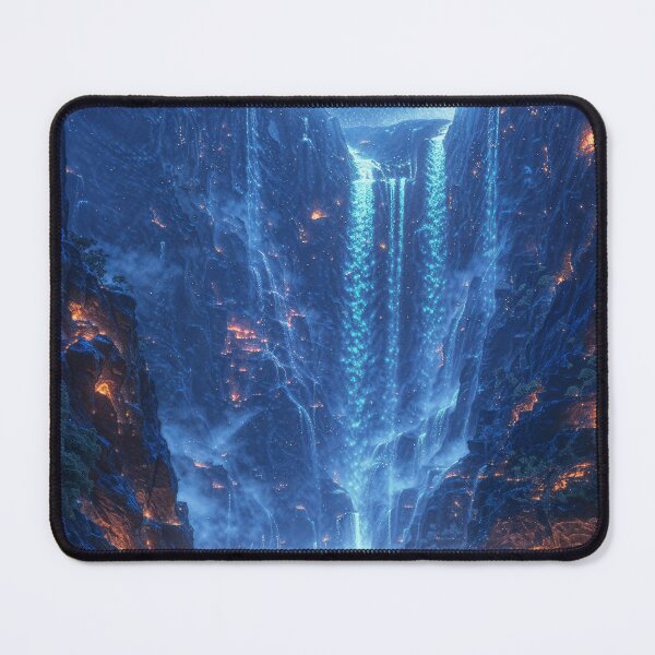 Item preview, Celestial Waterfall — Waterfall Artwork designed and sold by QuantumDrift.