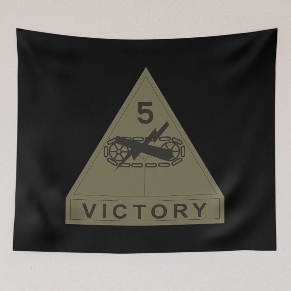 Item preview, Army - SSI - 5th Armored Division w Name Tape - Subdued X 300 designed and sold by Military Insignia Products.